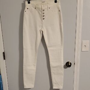 Hudson Women's White Jeans, sz 26
